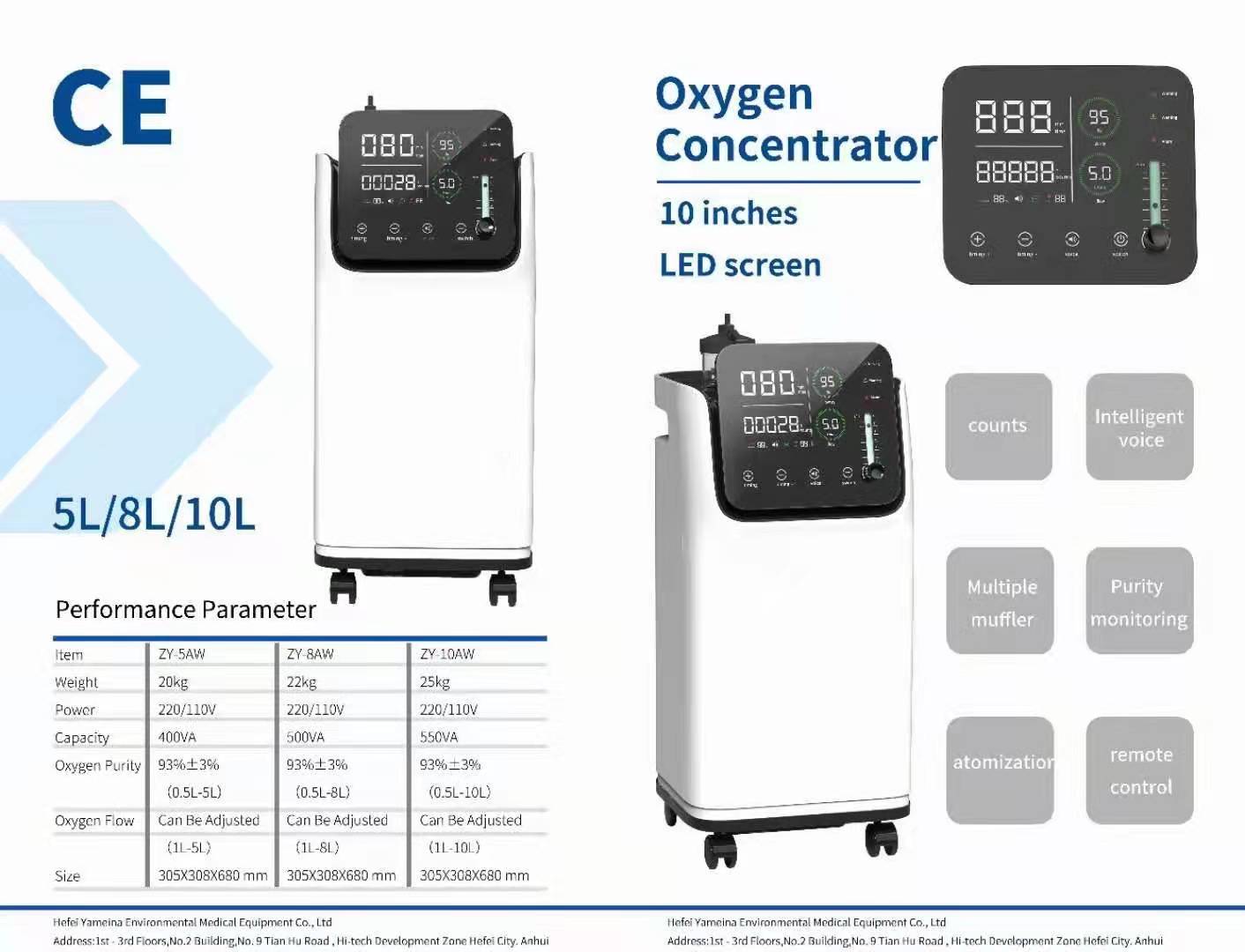 Oxigenador Concentrador de Oxigênio