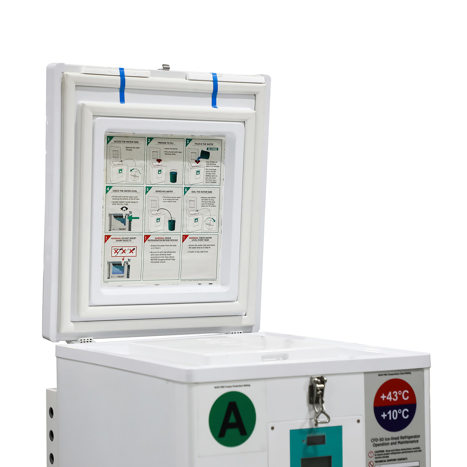 Vaccine Storage 50L, 2-8 ℃, Datalogger, Metafridge