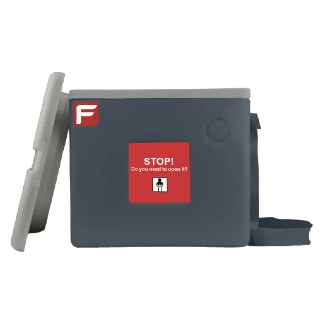 Geladeira de vacina e freezer